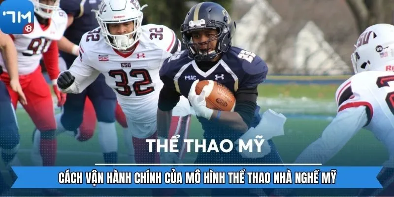 Cách vận hành chính của mô hình thể thao Nhà nghề Mỹ